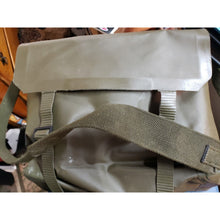 Load image into Gallery viewer, Vintage 1983 Military Waterproof Pack/Tote w Gloves &amp; Large NBC Trousers &amp; Smock