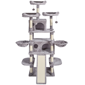 VEVOR Cat Tree 68.5" Cat Tower for Indoor Cats with Cat Condos Scratching Post