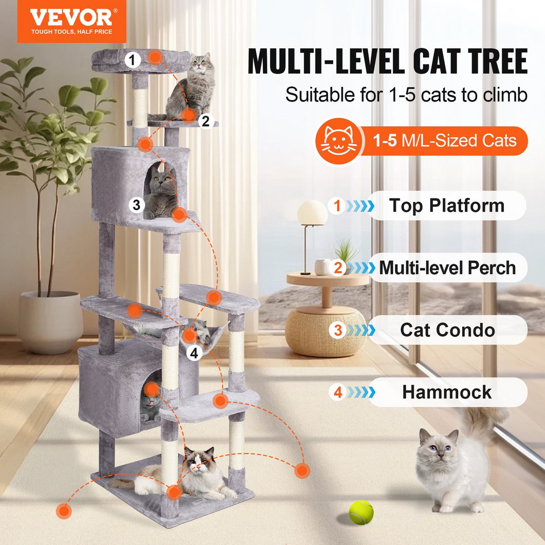 VEVOR Cat Tree 72