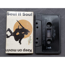 Load image into Gallery viewer, Soul II Soul "Keep on Moving &amp; Instrumental)" Cassette Single 1989, G/VG Vintage
