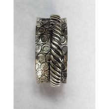 Load image into Gallery viewer, Size 10, Artisan Crafted, Sterling Silver "Spinner" Ring (4.7 g, stamped.925)