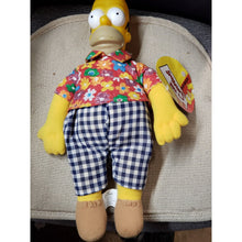 Load image into Gallery viewer, Vivid Imaginations 1998 "The Simpsons" Homer Simpson, Vacation Wear Plush Doll