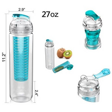 Load image into Gallery viewer, Fruitcola Dome Fruit Infuser Water Bottle