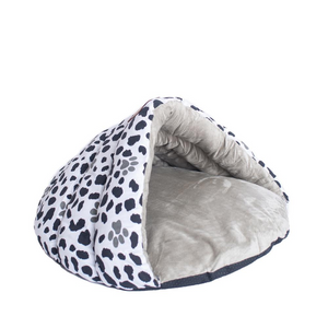 Armarkat Cat Bed Model C19HZY/HL              Sage Green Paw Print Pattern