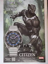 Load image into Gallery viewer, Iron Man Vol 6 #23 Back Cover Citizen Black Panther Watch Ad