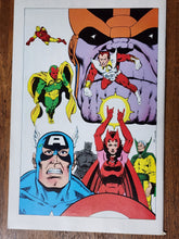 Load image into Gallery viewer, The Life of Captain Marvel #2 Back Cover Avengers Thanos Art