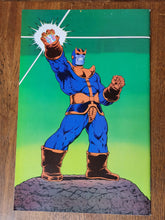 Load image into Gallery viewer, The Life of Captain Marvel #4 Back Cover Thanos Cosmic Cube Art