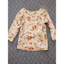 Load image into Gallery viewer, White Stag Top Womens, Small, Long Sleeve T Shirt All Over Print, Floral