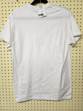 Load image into Gallery viewer, Back of white short sleeve crewneck t-shirt