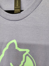 Load image into Gallery viewer, Gildan Heavy Cotton neck label showing size Large