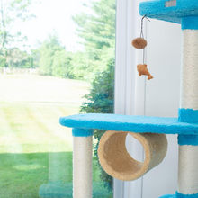 Load image into Gallery viewer, Armarkat Real Wood Cat Climber, Cat Junggle Tree With Platforms, X6105 Skyblue
