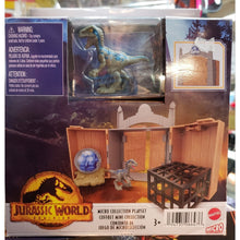 Load image into Gallery viewer, Jurassic World Dominion Micro Collection Playset with Blue &amp; Gyrosphere NEW