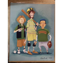 Load image into Gallery viewer, Bam! Ultra Comedy Box David Spade Benchwarmers 11x14 Print by Nate Call Of/600