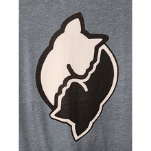 Load image into Gallery viewer, Medium &quot;Pussywhipped&quot; Short Sleeve Cat Lover T-Shirt, Yin-Yang Logo On Slate