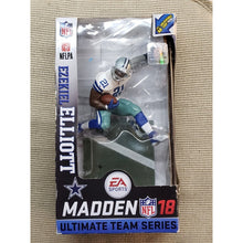 Load image into Gallery viewer, NFL Madden 18 Ezekiel Elliott COWBOYS Ultimate Team, Series 2 Figure, Dmg Box