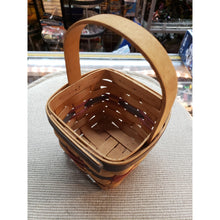 Load image into Gallery viewer, Longaberger 1993 Inaugural Basket &amp; Liner 5x5x4” Great/Excellent condition