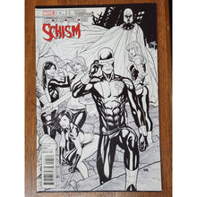 Load image into Gallery viewer, X-Men: Schism #5 Marvel Comics, Kubert Keith Black &amp; White Variant Connect/cover