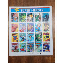 Load image into Gallery viewer, DC Super Heroes (Superman, Batman) 39¢ Full Sheet CHAPTER ONE 2005 Scott # 4084
