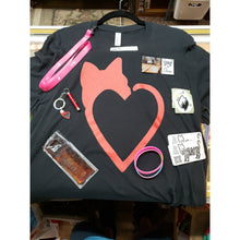 Load image into Gallery viewer, Cat Lover Lot 2 Wristbands, Lanyard, Large "PussyWhipped" Cat Lover Shirt &amp; More