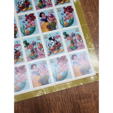 Load image into Gallery viewer, The ART OF DISNEY USPS 2005 CELEBRATION 37 cent STAMP SHEET of 20 S10
