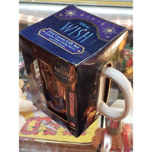 Load image into Gallery viewer, DISNEY "WISH" MOVIE NESTLE HOT COCOA PORCELAIN MUG GIFT SET CANDY CANE STIRRER