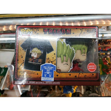 Load image into Gallery viewer, FUNKO POP! TRIGUN VASH with DONUTS Pop &amp; XL T- Shirt GAMESTOP EXCLUSIVE, Sealed