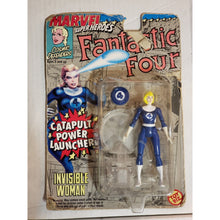 Load image into Gallery viewer, Marvel INVISIBLE WOMAN 1994 ToyBiz Action Figure, FANTASTIC FOUR, Card Damage