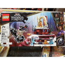 Load image into Gallery viewer, LEGO Marvel: Black Panther "Wakanda Forever" King Namor’s Throne 76213. 355 Pcs