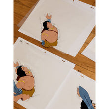 Load image into Gallery viewer, Lot of 11 Pencil &amp; 11 Paint CONAN THE ADVENTURER Cartoon Animation 10x12.5" Cels