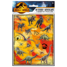 Load image into Gallery viewer, Jurassic World Dominion Sticker Sheets [4 per Pack]