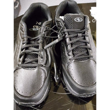 Load image into Gallery viewer, Athletic Works men's comfort walking black tennis size 7 4 E