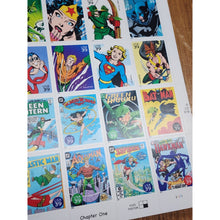 Load image into Gallery viewer, DC Super Heroes (Superman, Batman) 39¢ Full Sheet CHAPTER ONE 2005 Scott # 4084