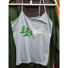 Load image into Gallery viewer, "It Will Always Be Great Woods To Me" Women's Blue Spaghetti Strap Tank Error
