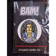 Load image into Gallery viewer, The Witch VVitch Thomasin Bam! Horror Movie Box Enamel Pin LE Addy Kaderli