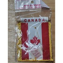 Load image into Gallery viewer, Canada 4 X 6” MINI BANNER FLAG CAR WINDOW MIRROR HANGING New