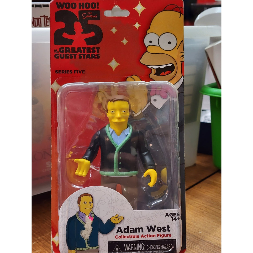 The Simpsons 25 of Greatest Guests ADAM WEST Series 5 Figure NECA 2015