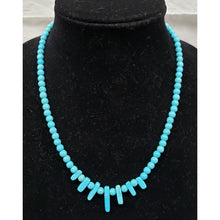 Load image into Gallery viewer, Full Length Constituted Howlite Necklace. Adjustable to 20&quot; with Lobster Clasp