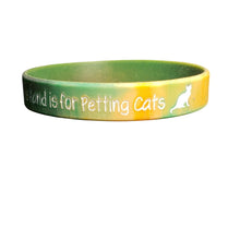 Load image into Gallery viewer, Camouflage Cat Petting Silicone Bracelet - Fun Wristband