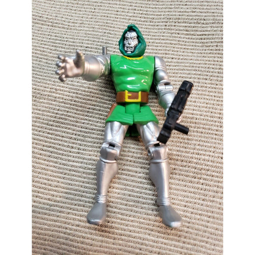 1994 Toy Biz Marvel Fantastic Four Dr. Doom Action Figure W Extending Arm