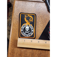Load image into Gallery viewer, Death Wish Coffee Company Cauldron-Aged Pumpkin Blend 4” x 2.5” Patch Rare LE