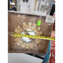 Load image into Gallery viewer, Handmade 12" Indoor Or Outdoor Seashell &amp; Beach Sand Centerpiece/Wall Hanging.