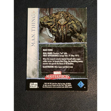 Load image into Gallery viewer, 2007 Fleer Marvel Masterpieces FOIL Parallel #55 MAN THING