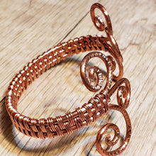 Load image into Gallery viewer, Hand Woven, Nickel Free Coppet Wrapped Bracelet