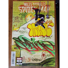 Load image into Gallery viewer, MILES MORALES: SPIDER-MAN #1 * Marvel 2022 * Del Mundo Graffiti Variant VG/VF
