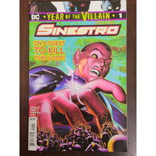 Load image into Gallery viewer, 2019 SINESTRO #1 ( YEAR OF THE VILLAIN ) DC COMICS, VG/VF Green Lantern