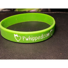 Load image into Gallery viewer, Green &quot;This Hand Is For Petting Cats&quot; Silicone Bracelet, Rubber Jewelry.