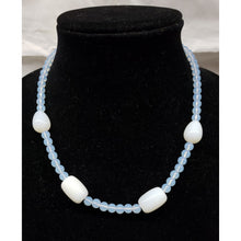 Load image into Gallery viewer, Opalite Drop Beaded Necklace 18" with 2" Extender &amp; Lobster Claw Clasp.