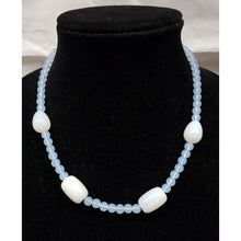 Load image into Gallery viewer, Opalite Drop Beaded Necklace 18&quot; with 2&quot; Extender &amp; Lobster Claw Clasp.