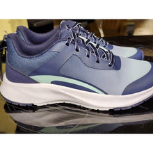 Load image into Gallery viewer, ATHLETIC WORKS WOMENS ATHLETIC SNEAKERS SHOES JOGGING SIZE 6 BLUE LACE UP NEW