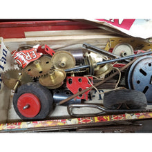 Load image into Gallery viewer, Erector Set in Metal Case Vintage 1948 AC Gilbert &amp; Co. No 8-1/2 Electric, As Is